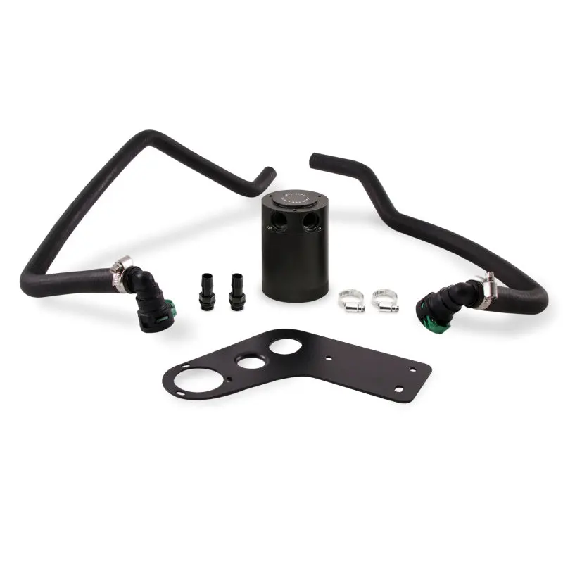 Mishimoto Baffled Oil Catch Can Kit For Ford Mustang Gt - Black 1