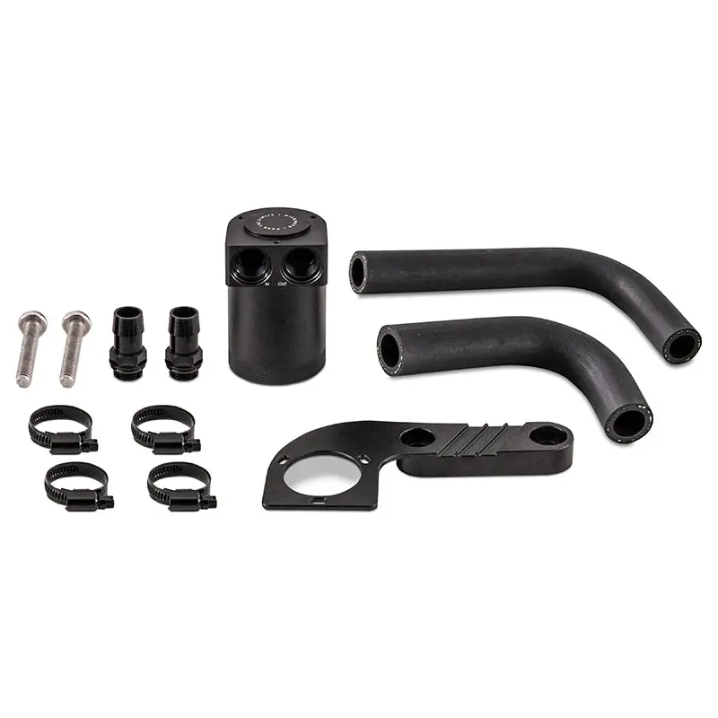 Mishimoto Baffled Oil Catch Can - Wrinkle Black For 2015+ Bmw F8x M3/M4 1