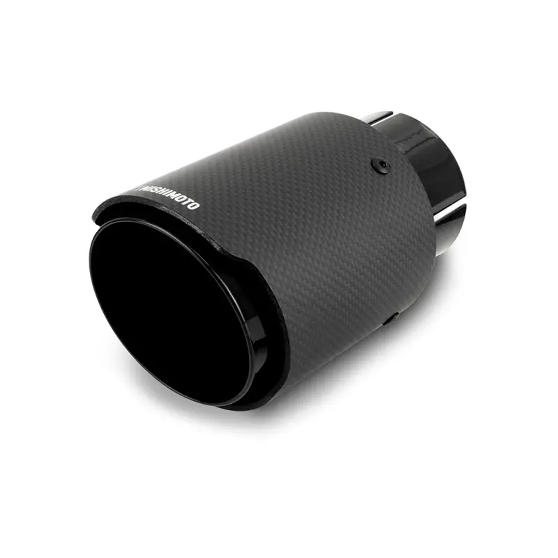 Mishimoto Carbon Fiber Exhaust Tip 3In Inlet 4In Outlet Black 1