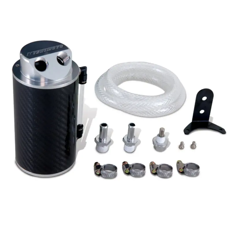 Mishimoto Carbon Fiber Oil Catch Can With 10Mm Fittings 1
