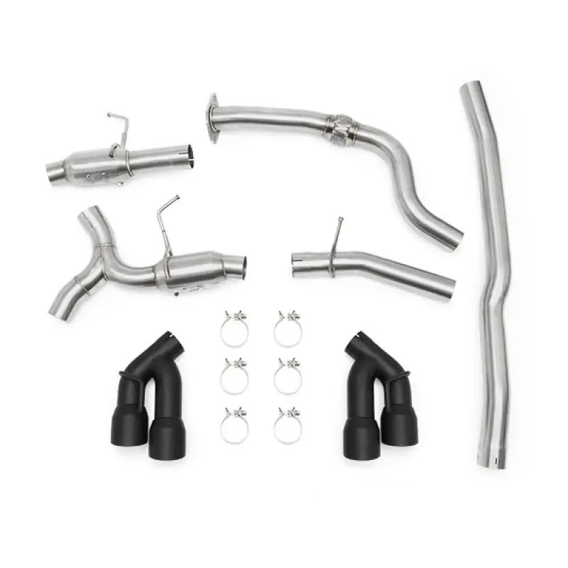 Mishimoto Cat Back Exhaust Quad Black Tip 2016+ Camaro 2.0T 1