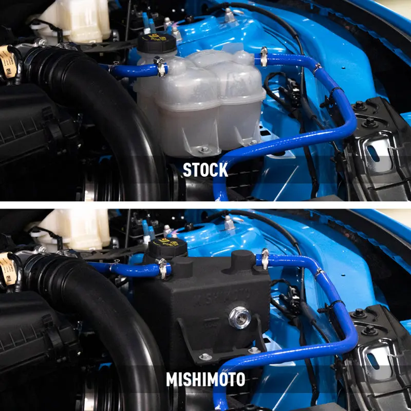 Mishimoto Coolant Expansion Tank - Black For 2024+ Ford Mustang V8/2.3L Ecoboost 2