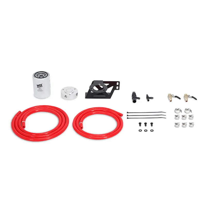 Mishimoto Coolant Filtration Kit 08-10 Ford 6.4L Red 2