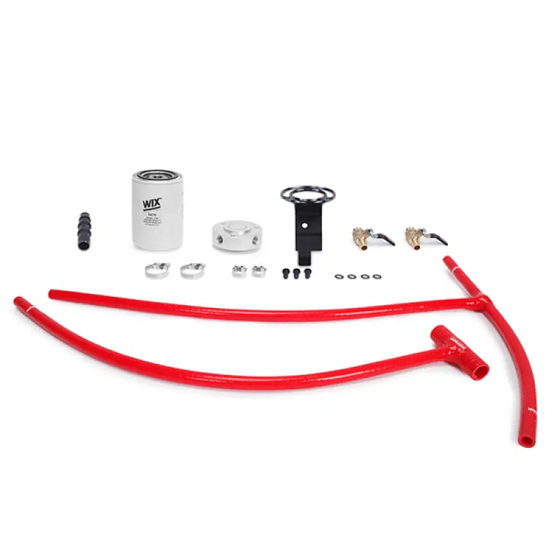 Mishimoto Coolant Filtration Kit For 03-07 Ford 6.0L Powerstroke - Red 1