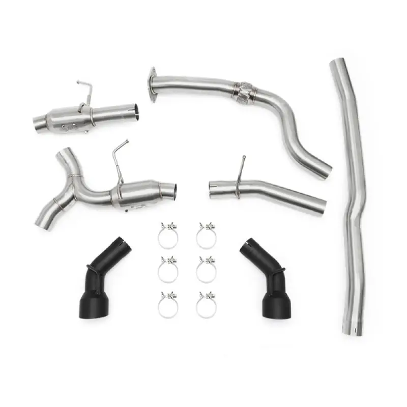 Mishimoto Dual Black Tip Cat-Back Exhaust For 2016+ Chevrolet Camaro 2.0T 1