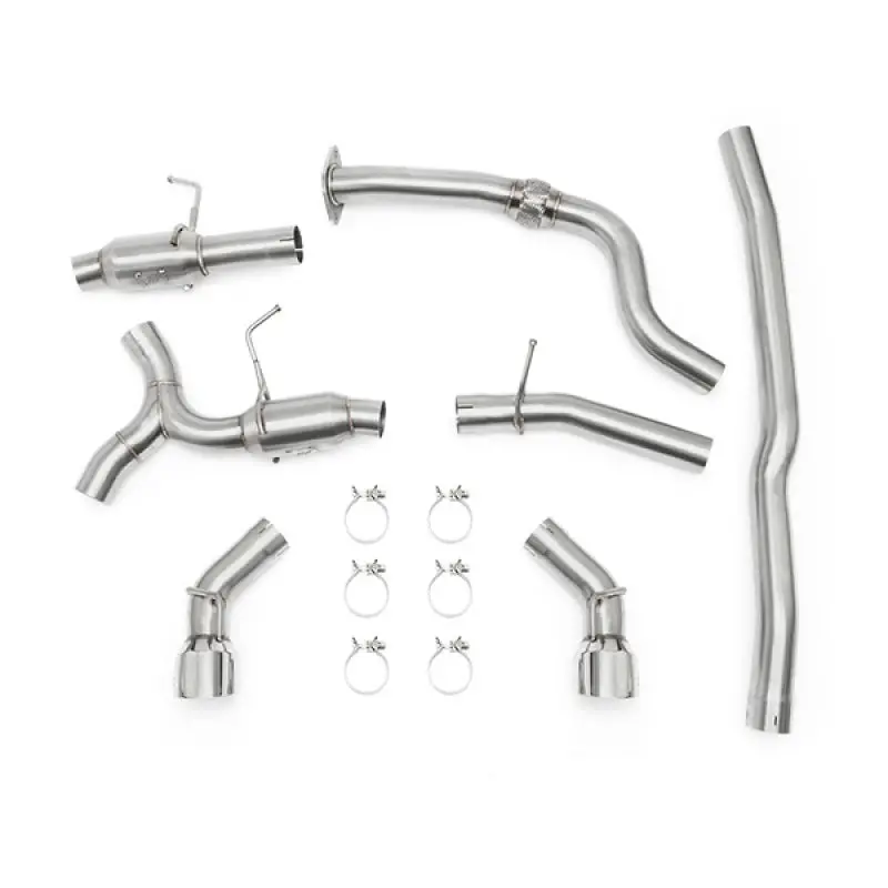 Mishimoto Dual Polished Tip Cat-Back Exhaust For 2016+ Chevrolet Camaro 2.0T 1