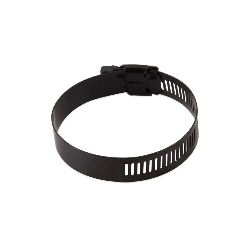 Mishimoto High-Torque Worm Gear Clamp 1.06In.-2.01In. Stainless Steel - 10-Pack (Black) 1