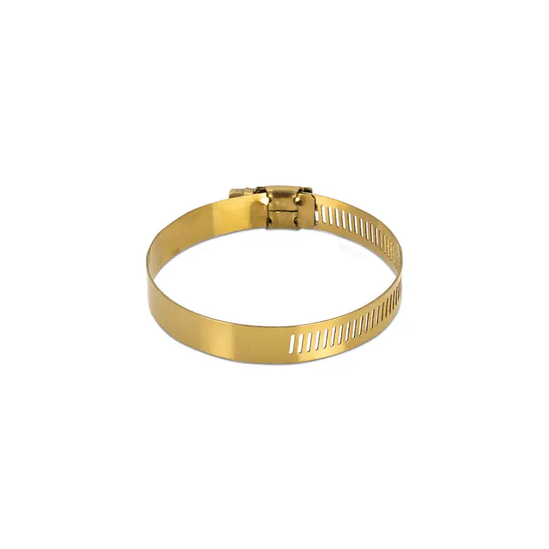 Mishimoto High-Torque Worm Gear Clamp 1.57In-2.52In - 10 Pack Gold 2