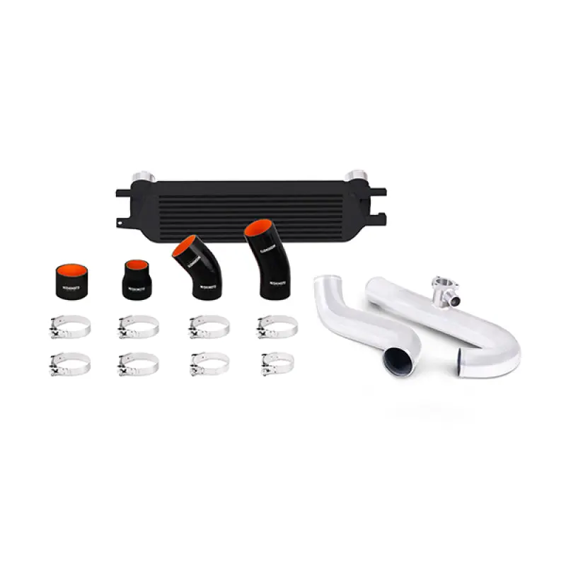 Mishimoto Intercooler Kit Black Core Polished 2015 Mustang 1