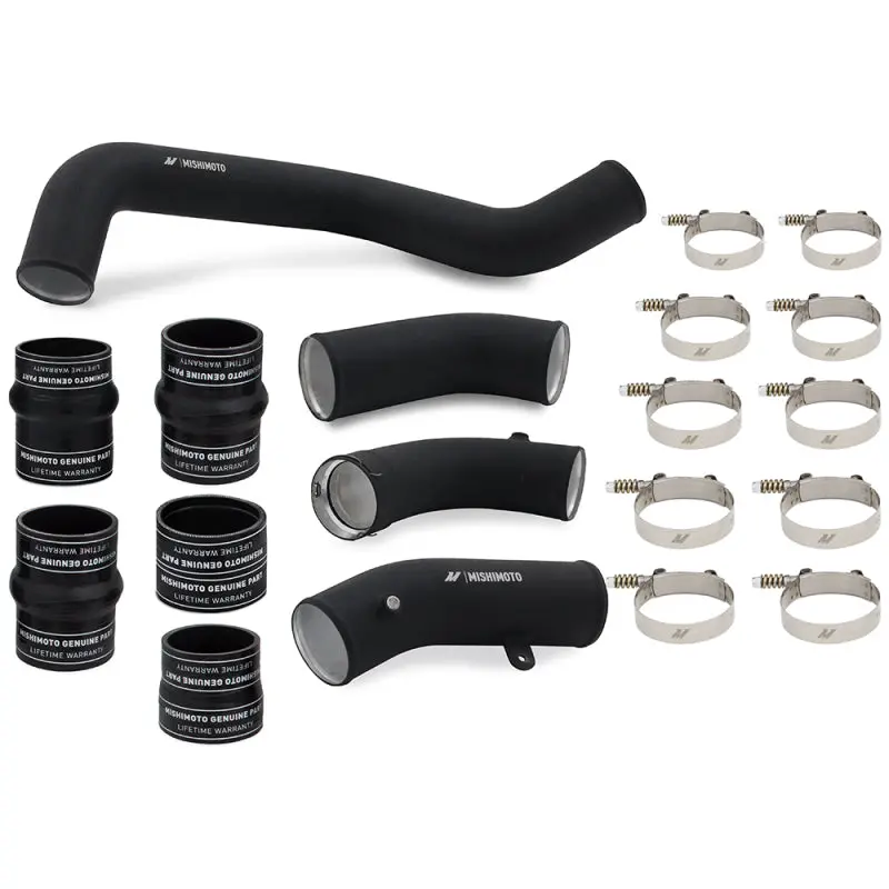 Mishimoto Intercooler Pipe Boot Kit Wrinkle Black 17-19 Gm 1