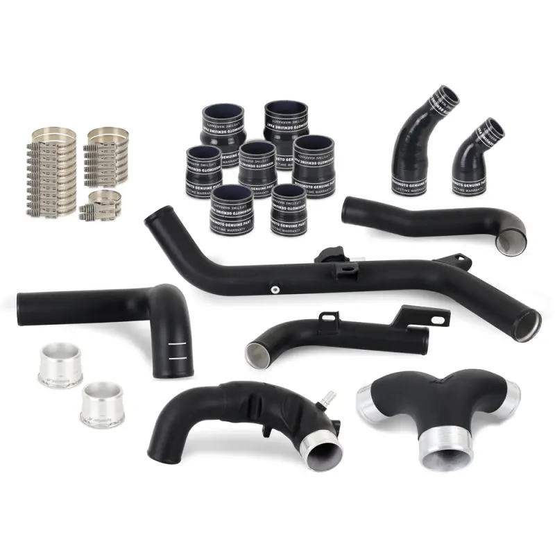 Mishimoto Intercooler Pipe Kit Micro Wrinkle Black For 2021-2023 Ford Bronco 2.7L Ecoboost 1