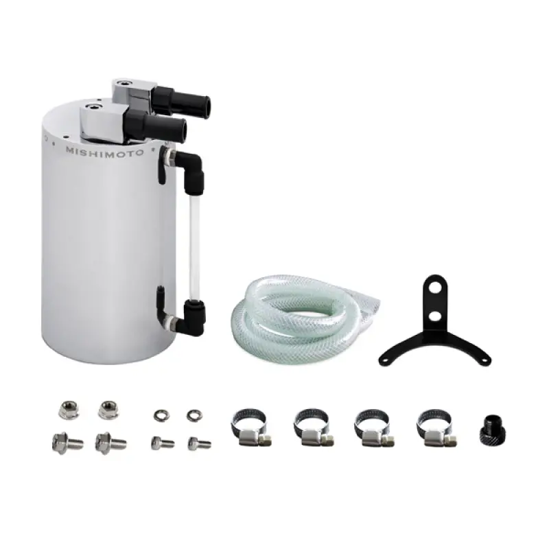Mishimoto Large Aluminum Oil Catch Can For Enhanced Engine Performance 1