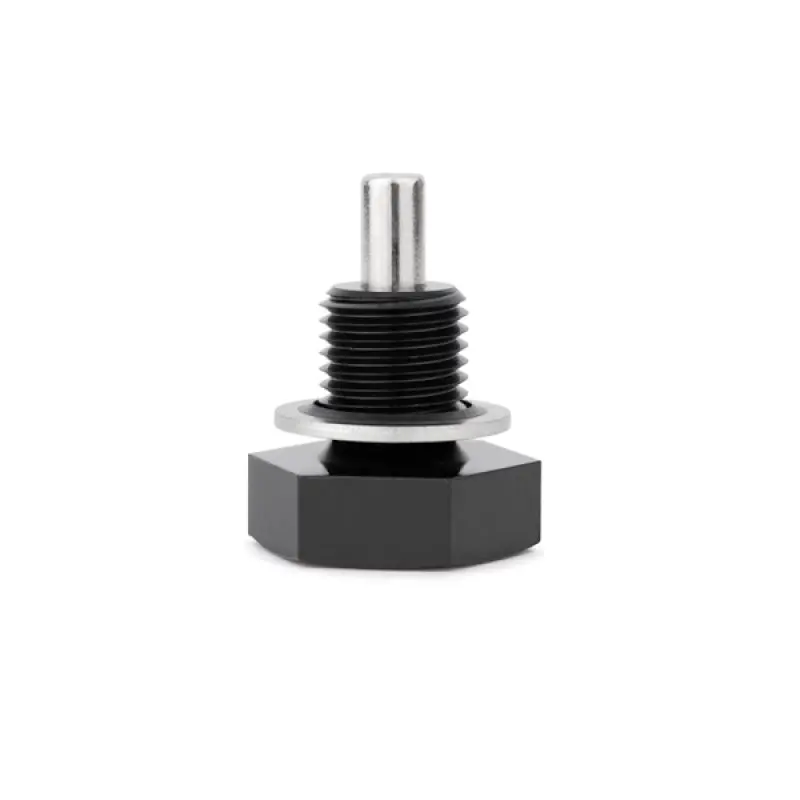 Mishimoto Magnetic Oil Drain Plug With Neodymium Magnet M14 X 1.5 Black 2