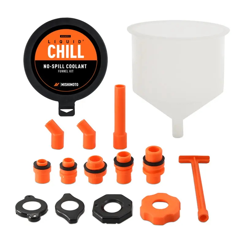Mishimoto No-Spill Coolant Funnel Kit With 15Pc Set 1
