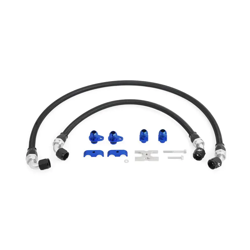 Mishimoto Nylon Braided Oil Hose Kit For 15-20 Bmw F8x M3/M4 1