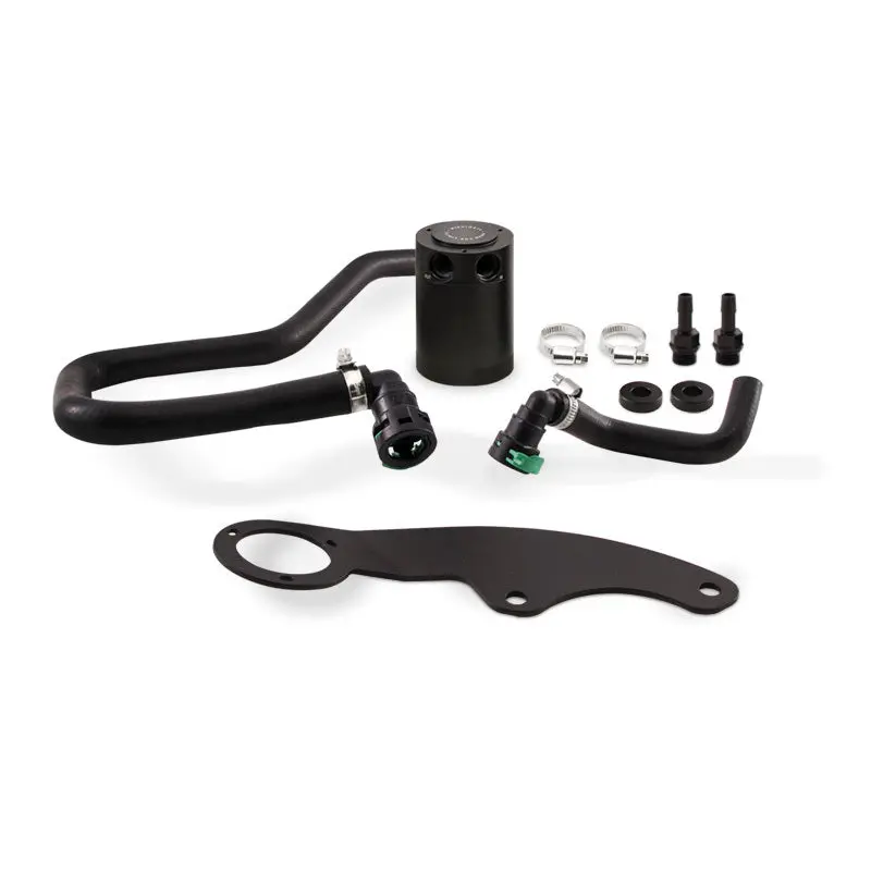 Mishimoto Oil Catch Can Baffled Black 11-14 Ford Mustang Gt 1