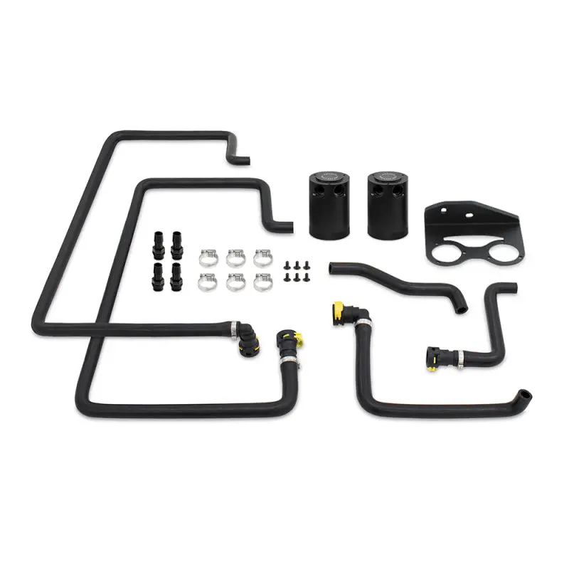 Mishimoto Oil Catch Can Kit Baffled Clear Ford F150 2.7L 1