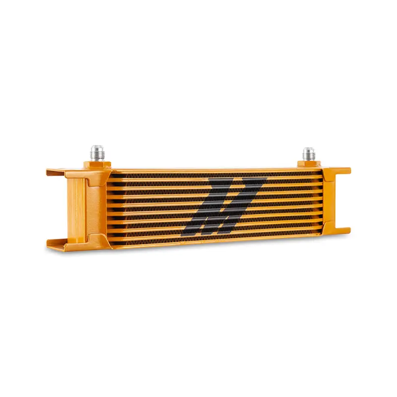 Mishimoto Oil Cooler 10 Row -6An Gold Universal Fit 2