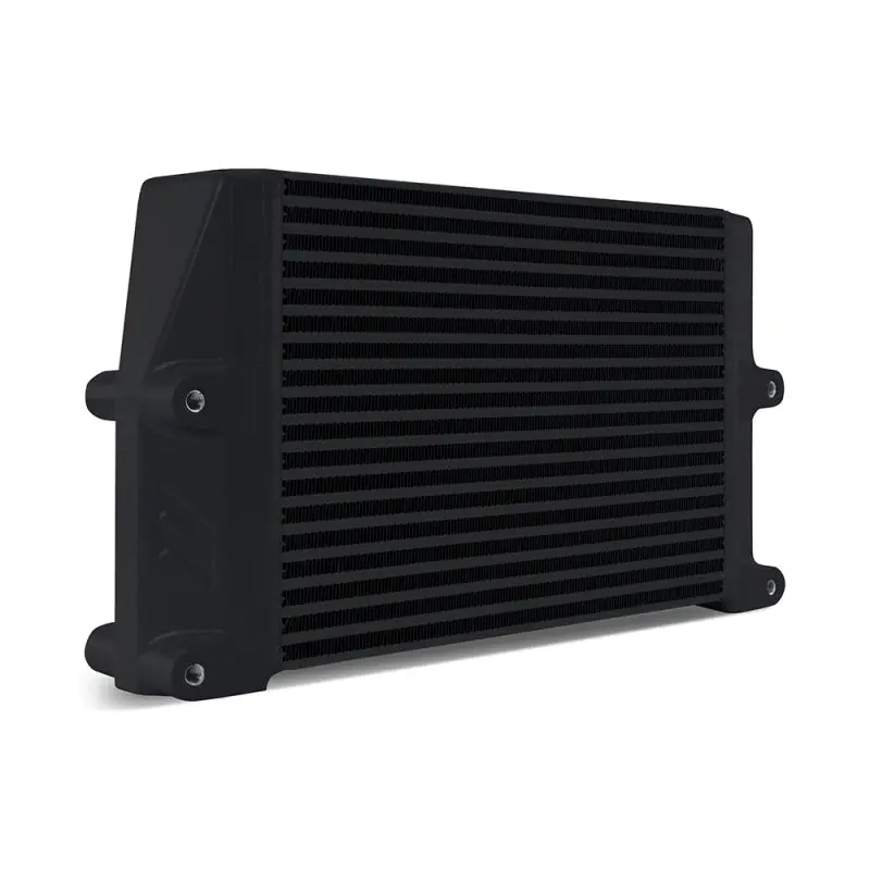 Mishimoto Oil Cooler 10In 17 Row Same Side Outlets Black 1