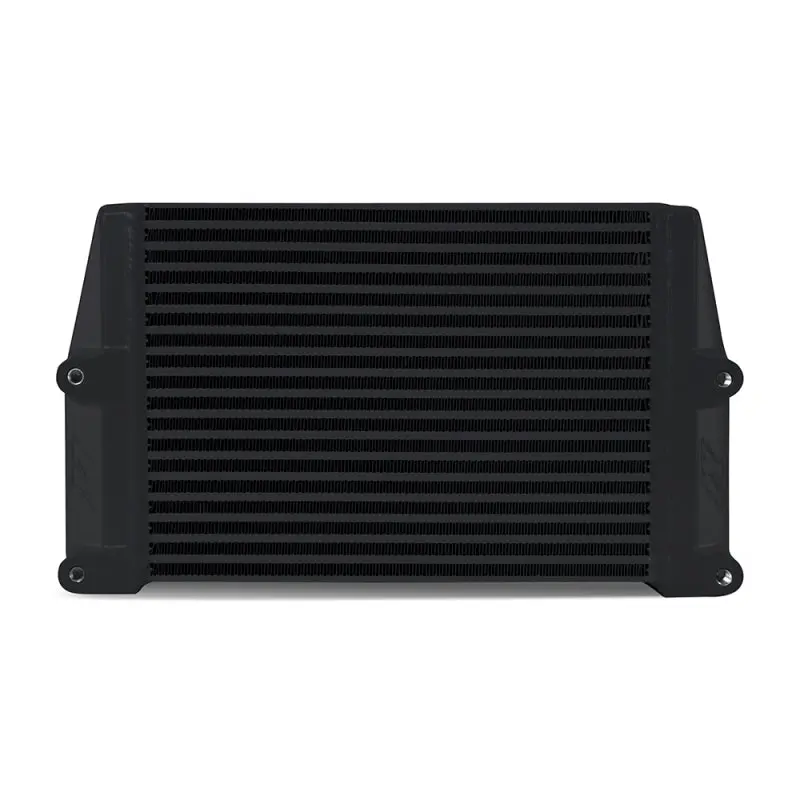 Mishimoto Oil Cooler 10In 17 Row Same Side Outlets Black 2