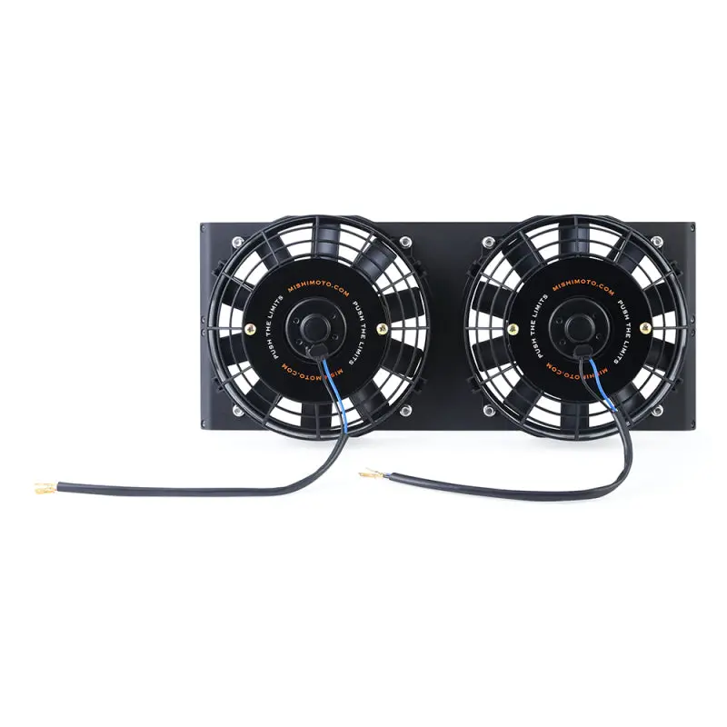 Mishimoto Oil Cooler Fan Shroud 17In Heavy Duty Black 1