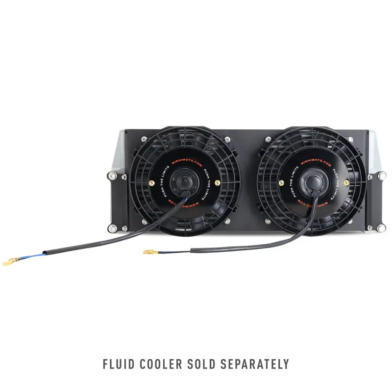 Mishimoto Oil Cooler Fan Shroud 17In Heavy Duty Black 2