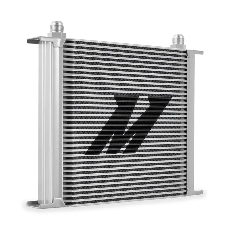 Mishimoto Oil Cooler Kit 34Row Thermostatic Silver Universal 2