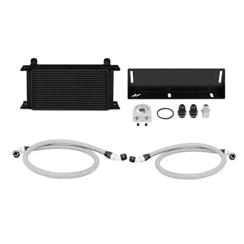 Mishimoto Oil Cooler Kit 79-93 Ford Mustang 5.0L Black 1