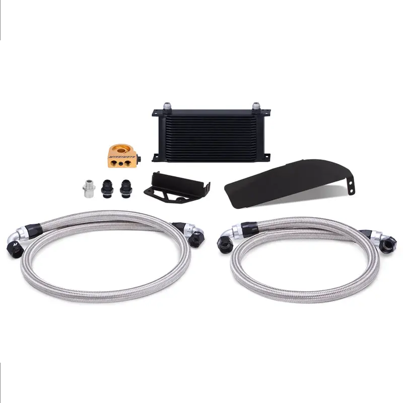 Mishimoto Oil Cooler Kit Direct Fit Black 2017 Civic Type R 1