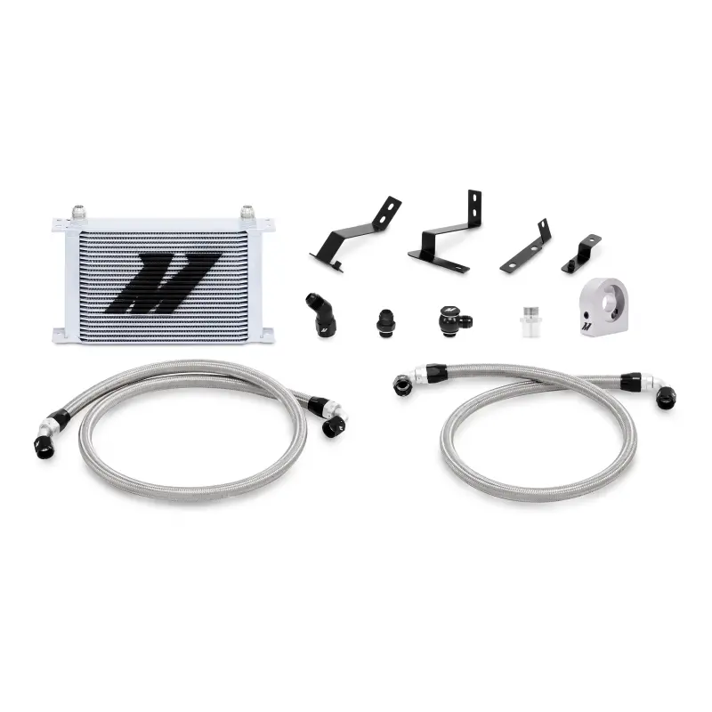 Mishimoto Oil Cooler Kit Silver For 2016 Plus Chevy Camaro 1