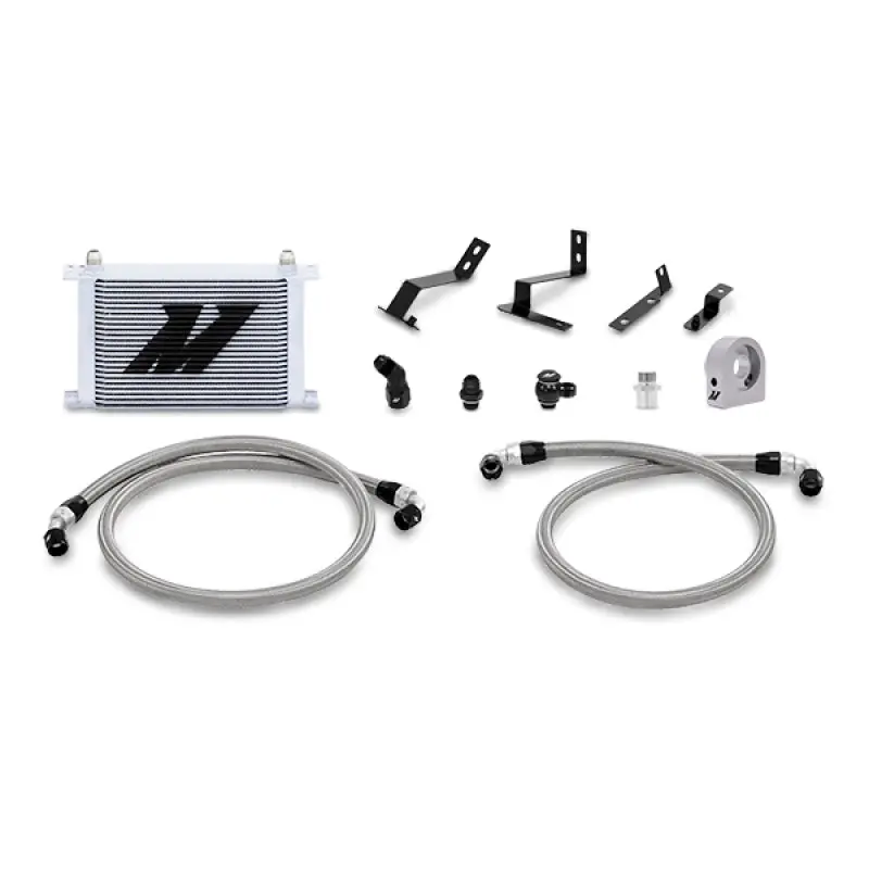 Mishimoto Oil Cooler Kit Silver For 2016 Plus Chevy Camaro 2