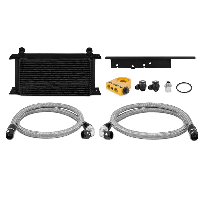 Mishimoto Oil Cooler Kit Thermostatic Black 03-09 350Z 1