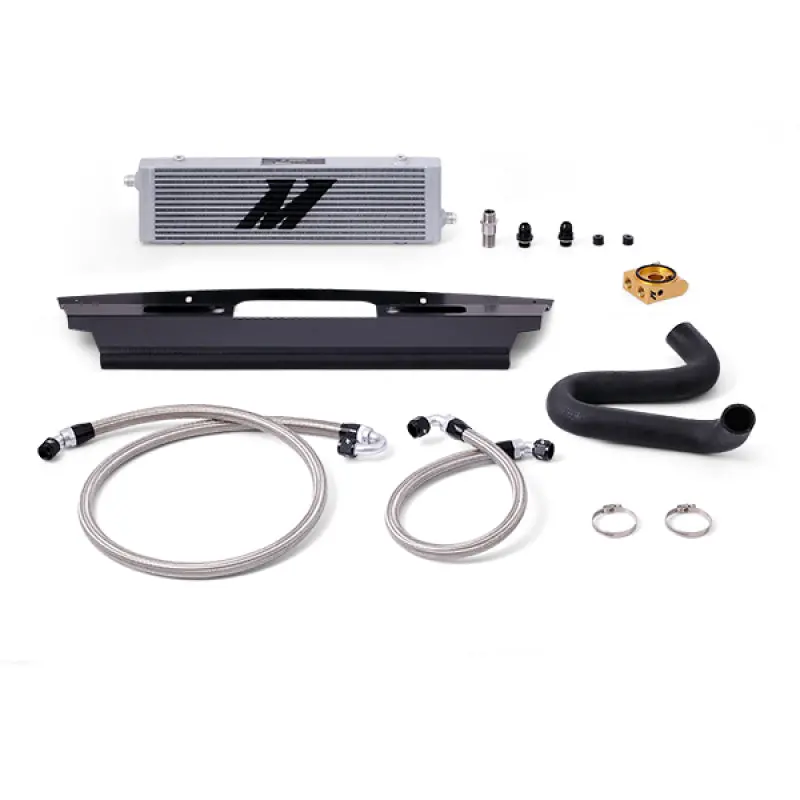 Mishimoto Oil Cooler Kit Thermostatic Silver 2015+Mustang Gt 1