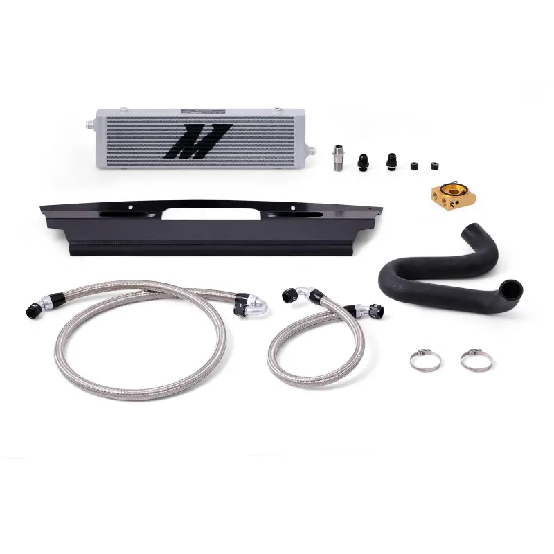 Mishimoto Oil Cooler Kit Thermostatic Silver 2015+Mustang Gt 2