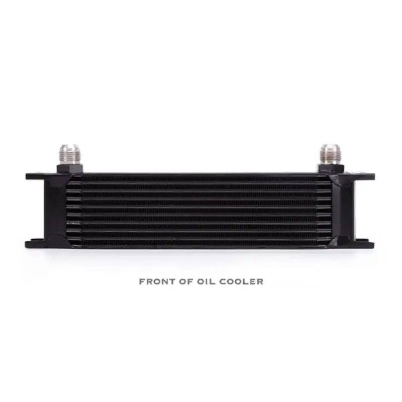 Mishimoto Oil Cooler Kit Universal 10 Row Black Fit 2