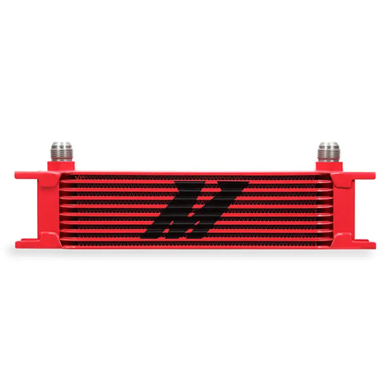 Mishimoto Oil Cooler Universal 10 Row Red Oil Cooler Kit 1