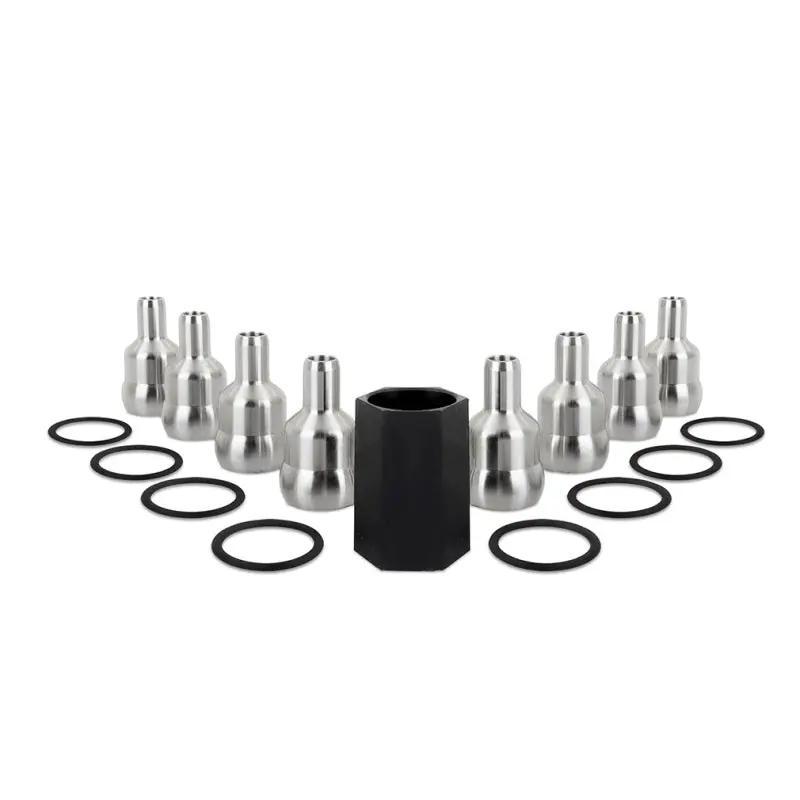 Mishimoto Oil Rail Ball Tubes Ford 2004.5-2007 6.0L 1