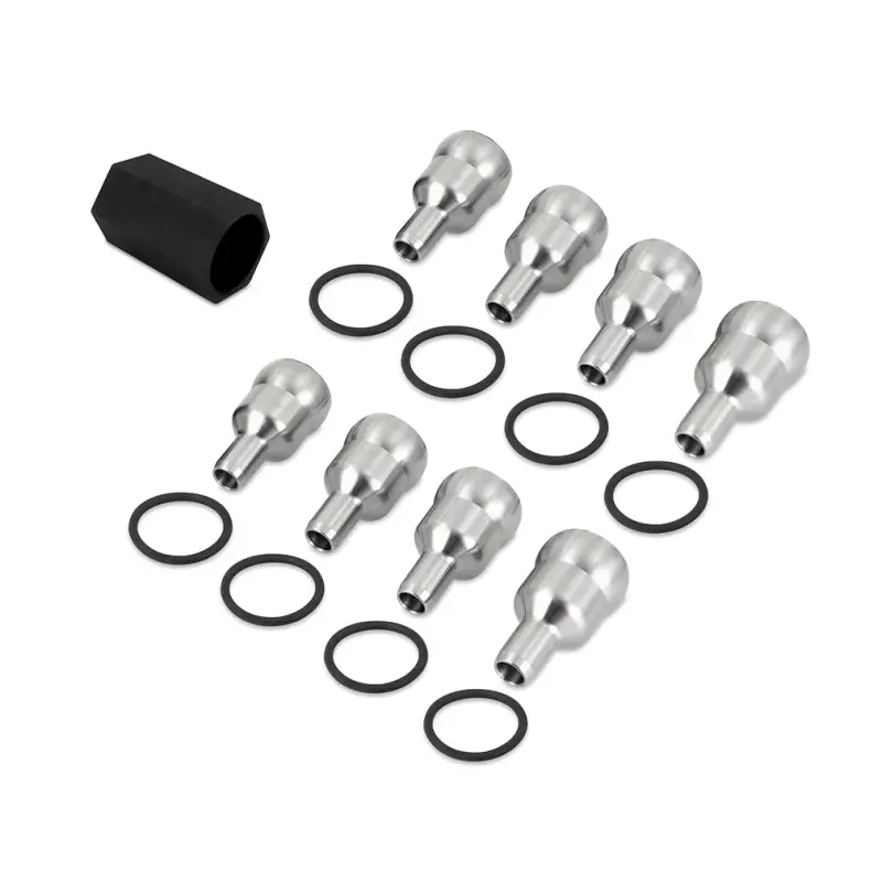 Mishimoto Oil Rail Ball Tubes Ford 2004.5-2007 6.0L 2