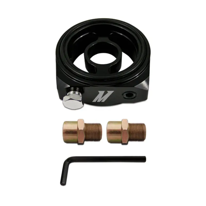 Mishimoto Oil Sandwich Plate Adapter With 3 Npt Ports 1