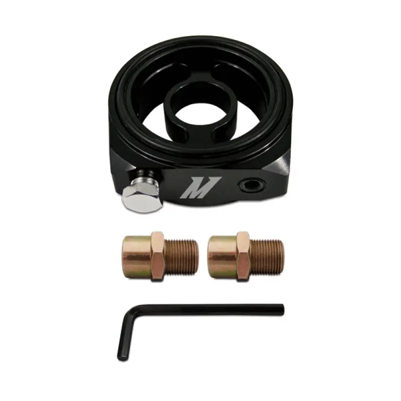 Mishimoto Oil Sandwich Plate Adapter With 3 Npt Ports 2