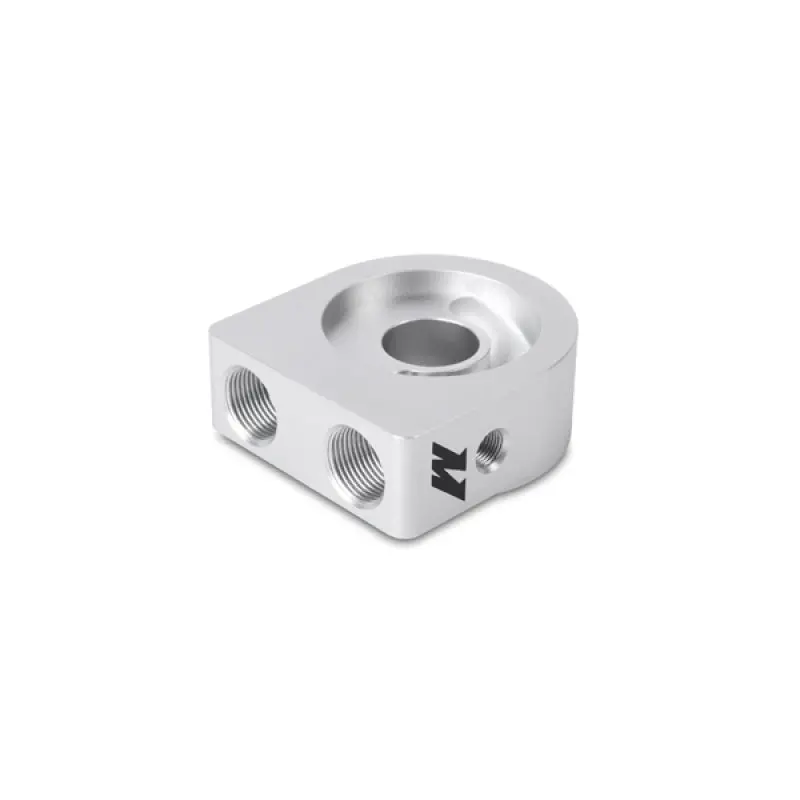 Mishimoto Oil Sandwich Plate - Silver M20 1