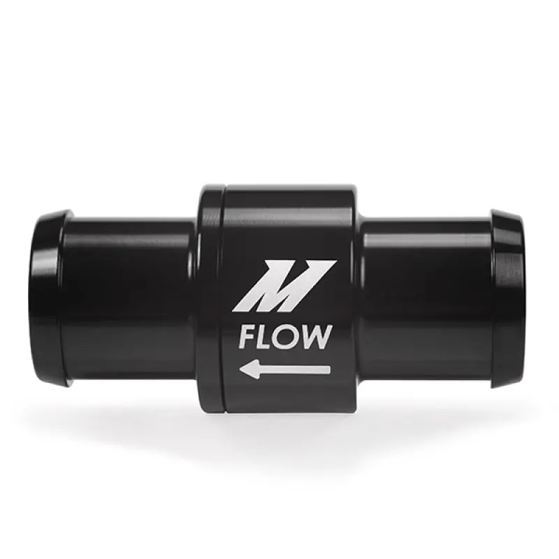 Mishimoto One-Way Check Valve 3/4In Aluminum Fitting Black 1
