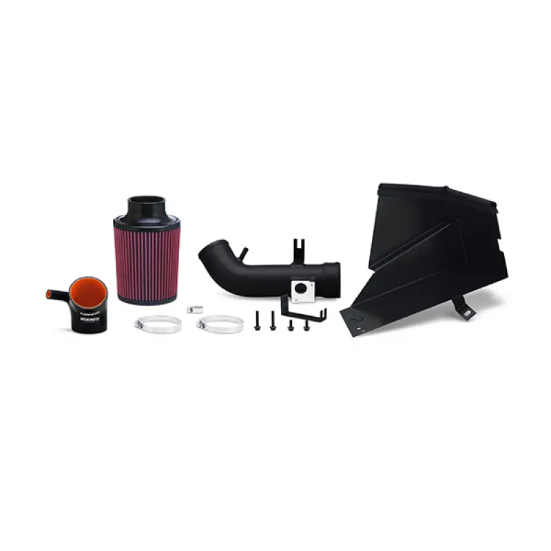 Mishimoto Performance Air Intake With Heat Shield - Wrinkle Black For 06-11 Honda Civic Si 1