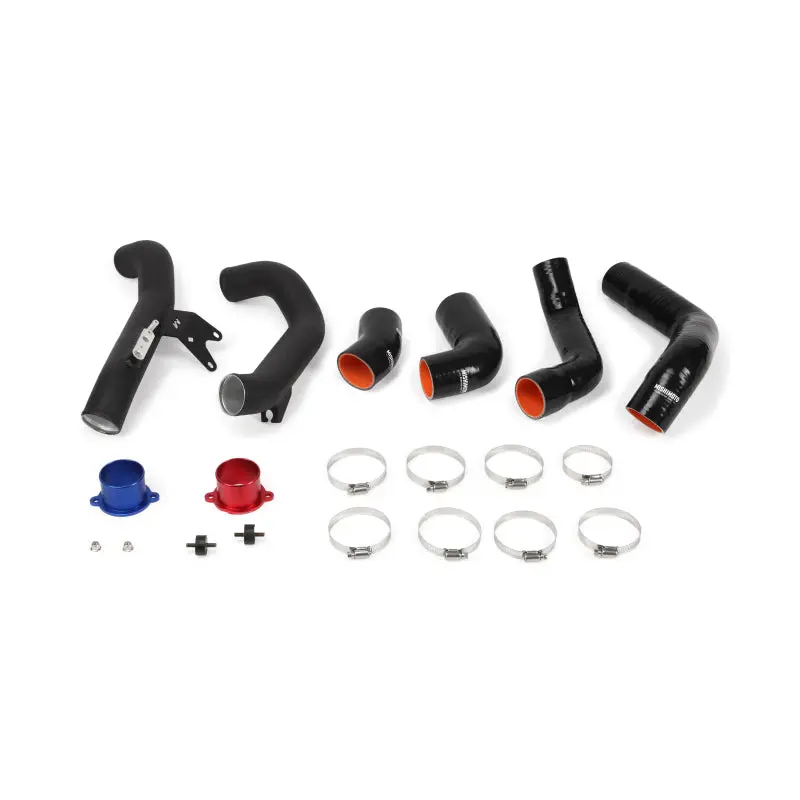 Mishimoto Performance Intercooler Pipe Kit Wrinkle Black For 2016-2021 Honda Civic 1.5T Si 1