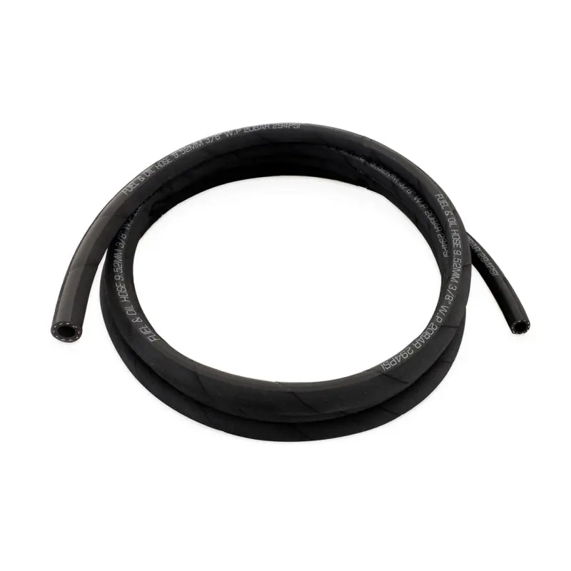 Mishimoto Push Lock Hose 6An 120In Black Nitrile Fuel Line 1