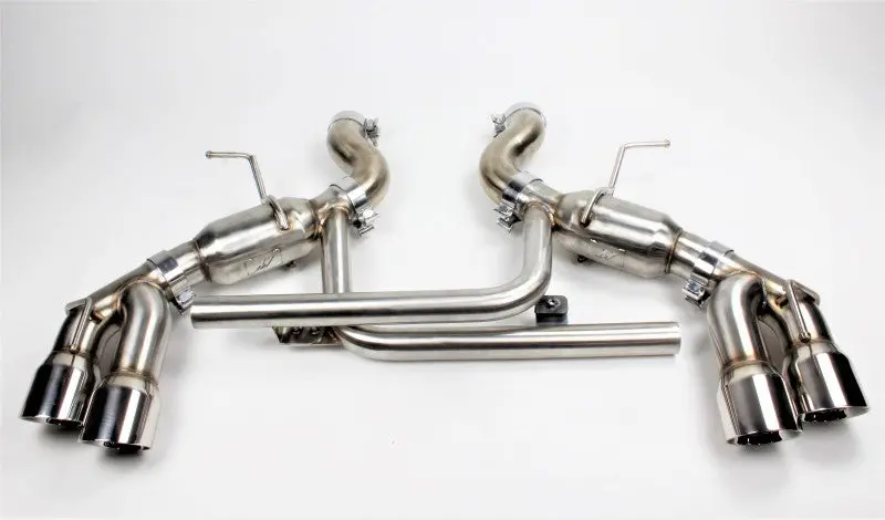 Mishimoto Quad-Tip Pro Axle-Back Exhaust For 2016+ Chevrolet Camaro Ss 1