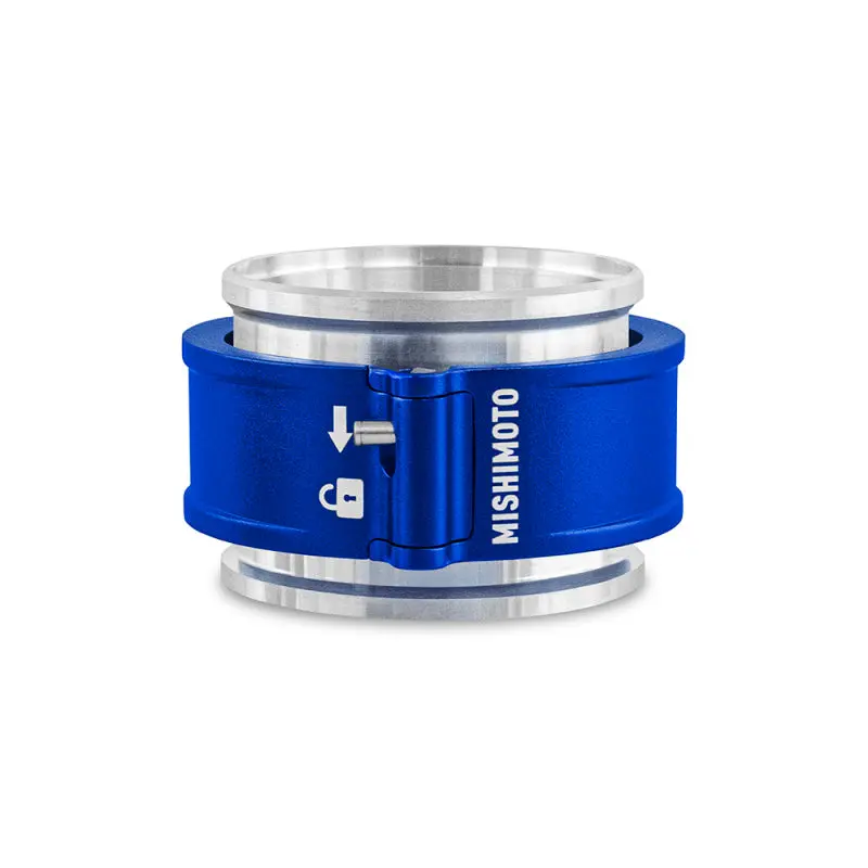 Mishimoto Quick Release Clamp Assembly 2.5In Aluminum Blue 1