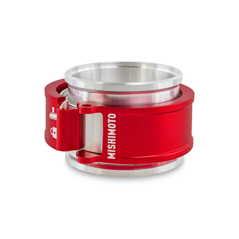 Mishimoto Quick Release Clamp Assembly 2.5In Aluminum Red 2