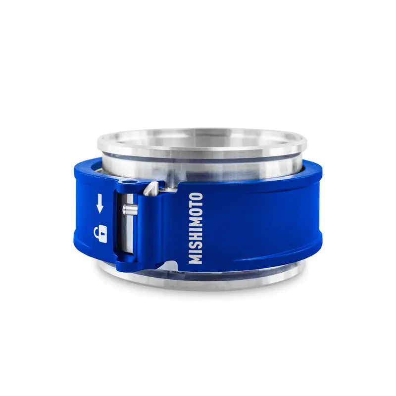 Mishimoto Quick Release Clamp Assembly 3.0In Aluminum Blue 1
