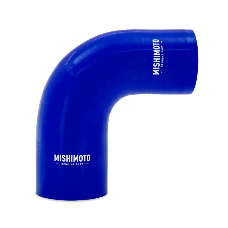 Mishimoto Reducer Coupler 90 Degree 2In To 2.5In Blue 1